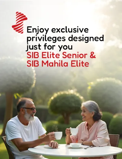 SIB Elite Senior & SIB Mahila Elite - Senior Citizen Savings Accounts-mobile banner