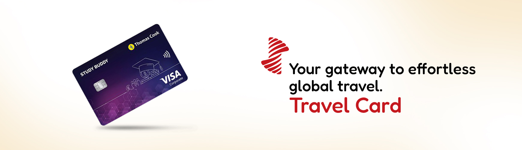 Study Buddy Travel Card desk banner